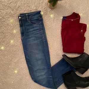American Eagle Super Stretch High-Waisted Jeans